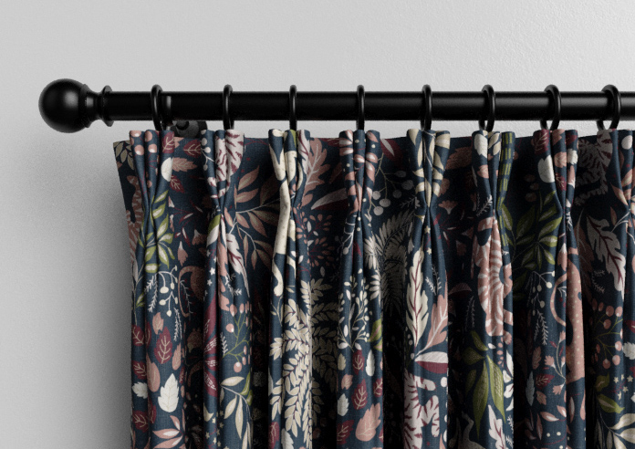 Pierre, Midnight - Made to Measure Curtains - Image 11